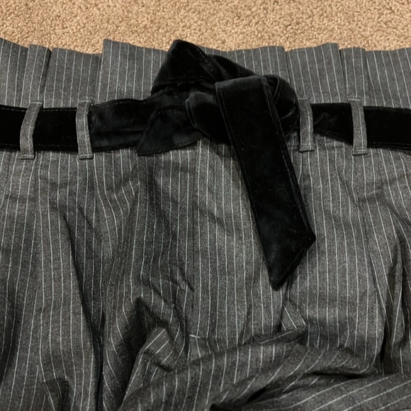 ZARA gray CONTRASTING STRIPED‎ Trousers medium - Picture 9 of 14